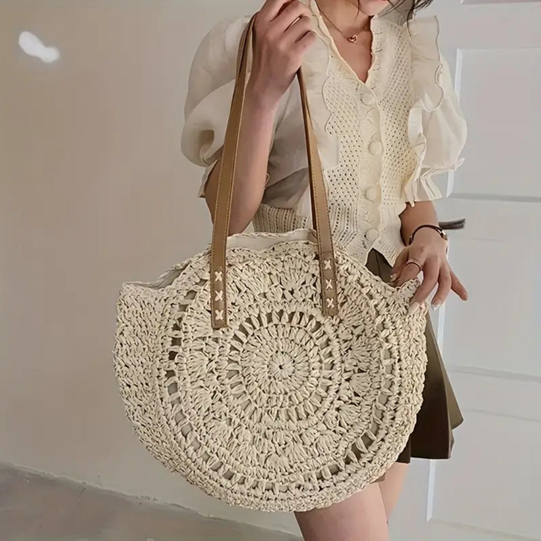 Resimy Bohemian Woven High Quality Large Tote Bag