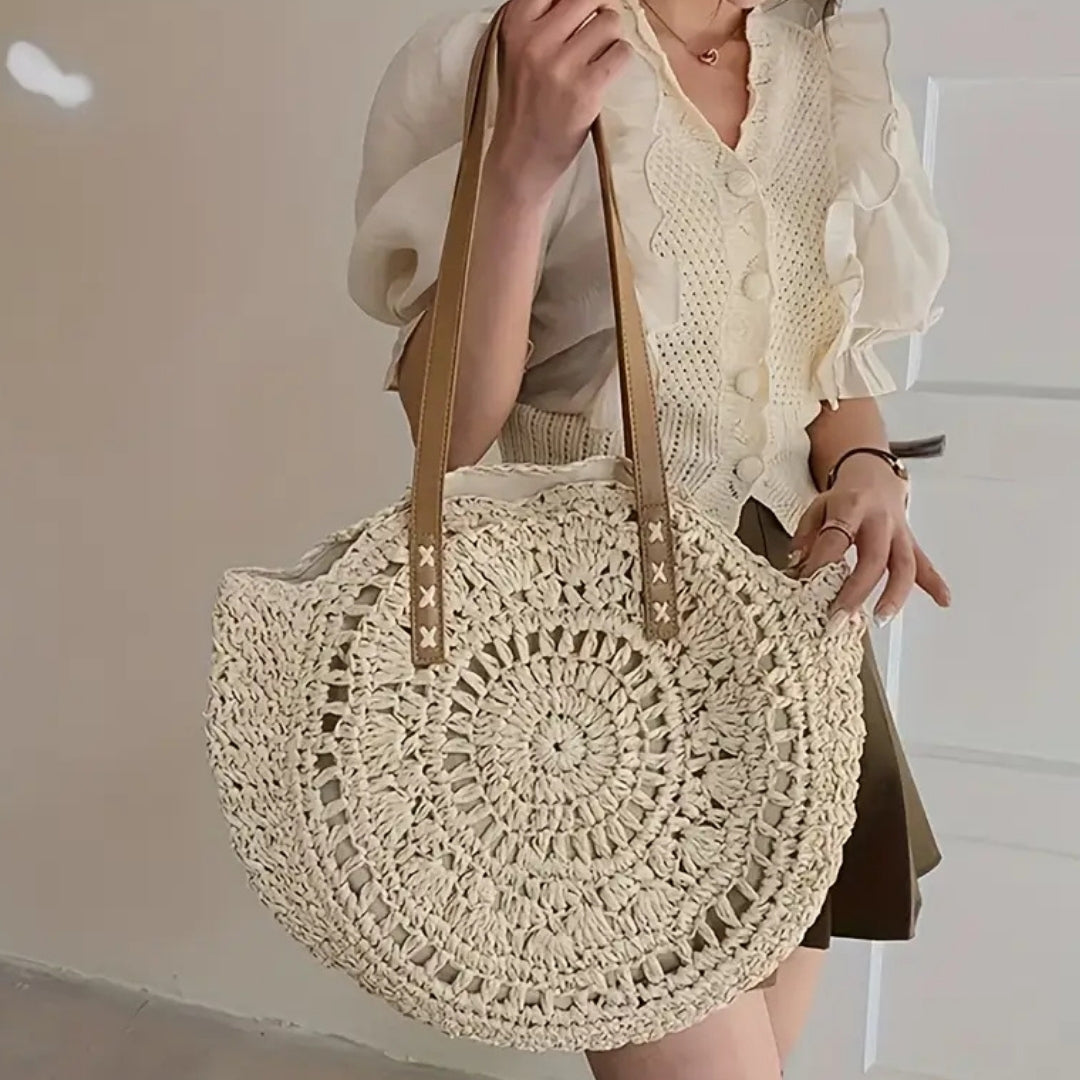 Resimy Bohemian Woven High Quality Large Tote Bag