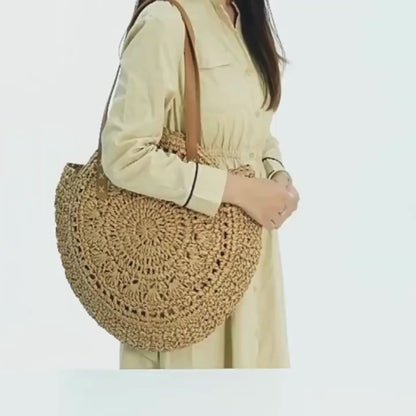 Resimy Bohemian Woven High Quality Large Tote Bag